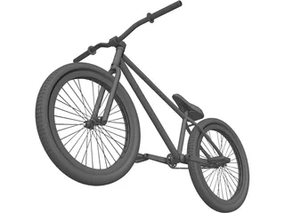 BMX Bike 3D Model preview