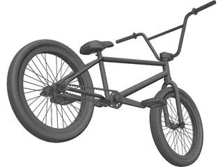 BMX Bike 3D Model preview