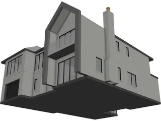 Modern House 3D Model preview