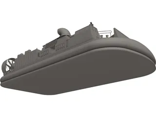 LCAC Hovercraft 3D Model preview