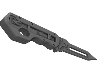 Shock Knife 3D Model preview