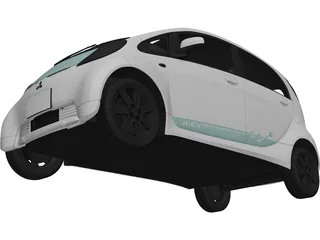Mitsubishi i-MiEV (2009) 3D Model preview