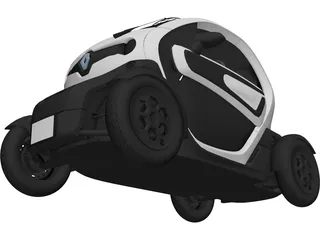 Renault Twizy ZE (2012) 3D Model preview