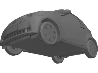 Toyota iQ EV (2012) 3D Model preview