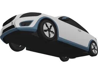 Volvo C30 BEV (2011) 3D Model preview