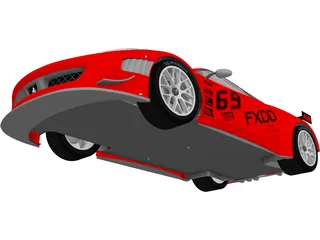 Ferrari 458 GT3 (2014) 3D Model preview