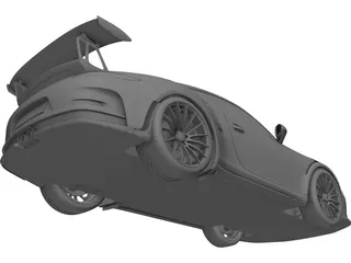 Porsche 911 GT3 RS (2016) 3D Model preview