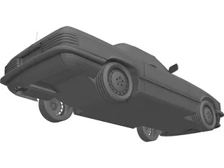 Mercedes-Benz 350SLC 3D Model preview
