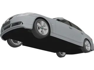BMW 5-series E60 Sedan (2010) 3D Model preview