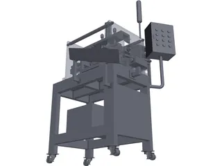 Pipe Expand Machine Loader 3D Model preview