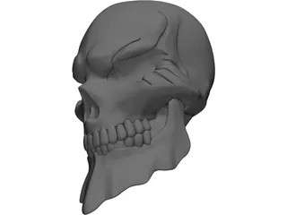 Ainz Ooal Gown Skull 3D Model preview