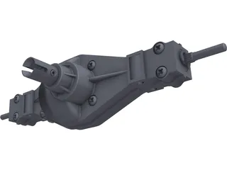 Rear Differential 3D Model preview