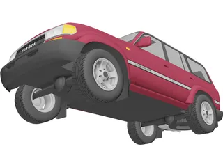 Toyota Land Cruiser J80 (1989) 3D Model preview