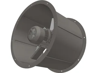 Exhaust Hood Factory 3D Model preview