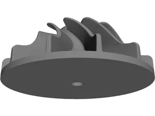 Impeller 3D Model preview