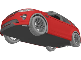 Land Rover Discovery Sport (2016) 3D Model preview