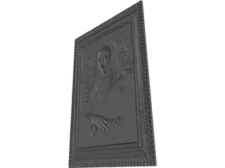 Mona Lisa 3D Model preview