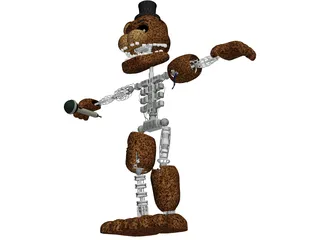 Rust Freddy 3D Model preview