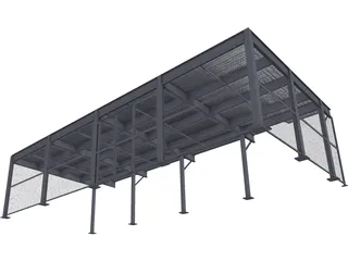 Storage Room Mezzanine 3D Model preview