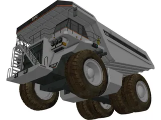 Mining Dump Truck 3D Model preview
