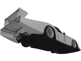 Porsche 935-78 Moby Dick 3D Model preview