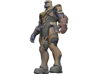 Thanos Armor 3D Model preview