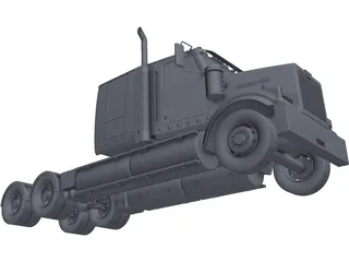 Western Star 4900 (2018) 3D Model preview