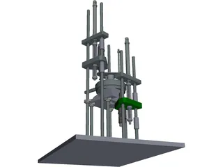 Terminal Tapping Machine 3D Model preview