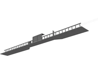 Bus Stop 3D Model preview