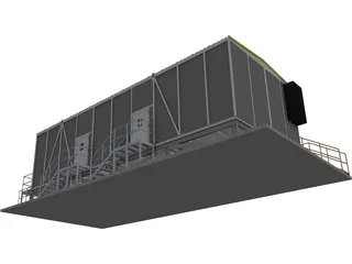 Gas Processing Skid 3D Model preview