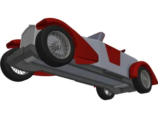 Classic Vehicle 3D Model preview