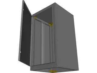 Electrical Cabinet 3D Model preview