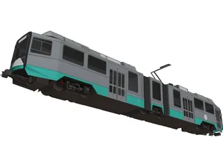 Train 3D Model preview
