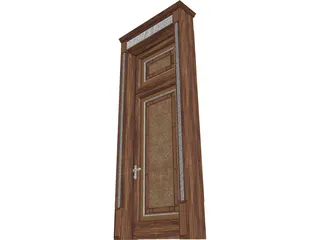 Door Classic 3D Model preview
