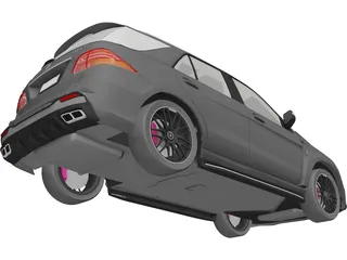 Mercedes-AMG GLE 63 S 4MATIC (2016) 3D Model preview