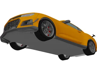 Chevrolet Camaro ZL1 1LE (2018) 3D Model preview