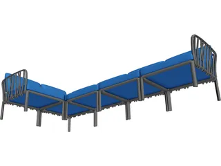Sofa 3D Model preview