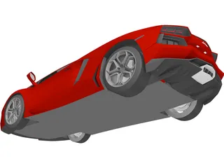 Lamborghini Aventador 3D Model preview