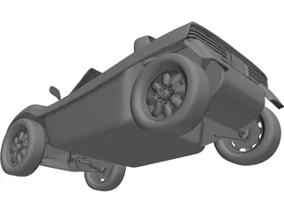 Dune Buggy 3D Model preview