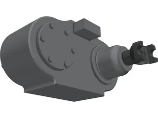 Transfer Case 4x4 3D Model preview