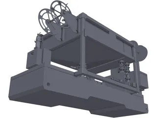UG Pumping Unit 3D Model preview