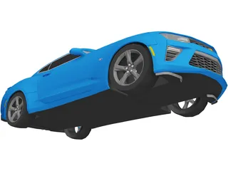 Chevrolet Camaro SS (2016) 3D Model preview