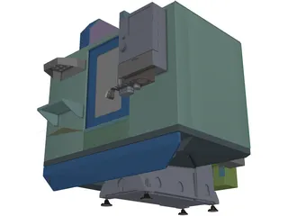 Haas DM2 3D Model preview