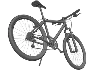Fryrender Bike 3D Model preview