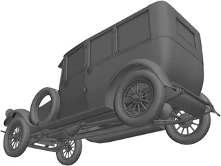 Pierce-Arrow Model 7 (1920) 3D Model preview