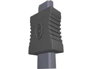 HDMI Connector 3D Model preview