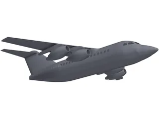 British Aerospace BAe 146 3D Model preview