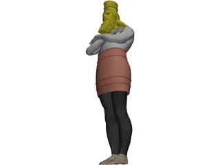 Nebuchadnezzar Statue 3D Model preview