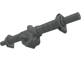 KAZ Technologies FSAE Steering Rack 3D Model preview