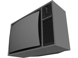 Philips K9 TV 3D Model preview